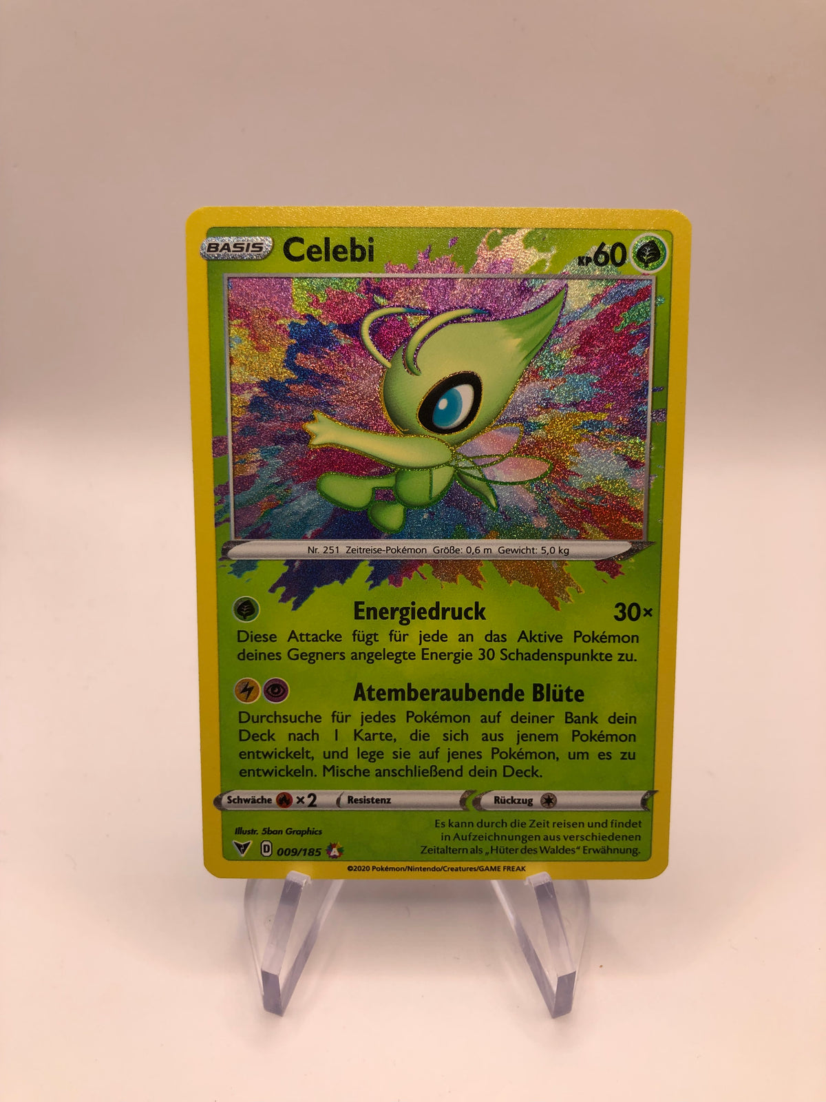 Pokemon Karte Amazing Rare Celebi 9/185 Deutsch
