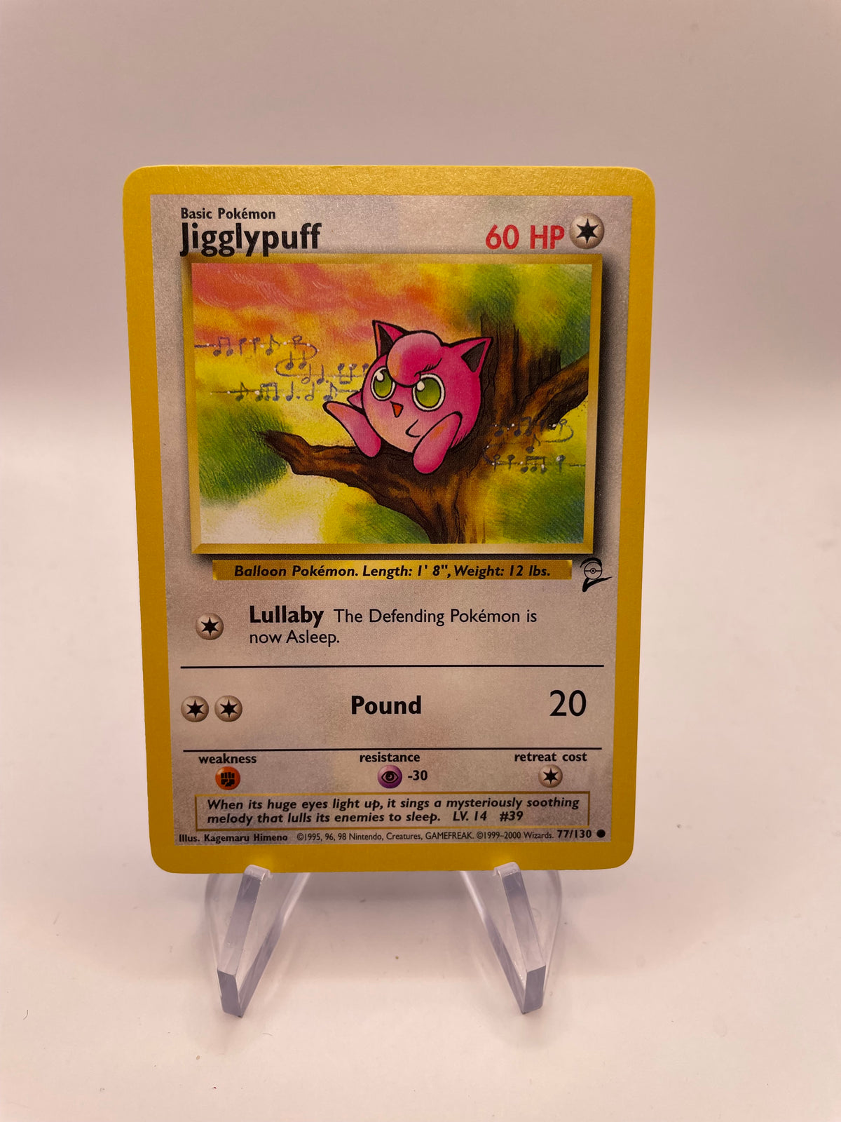 Pokemon Karte Base-Set 2 Jigglypuff 77/130 Englisch