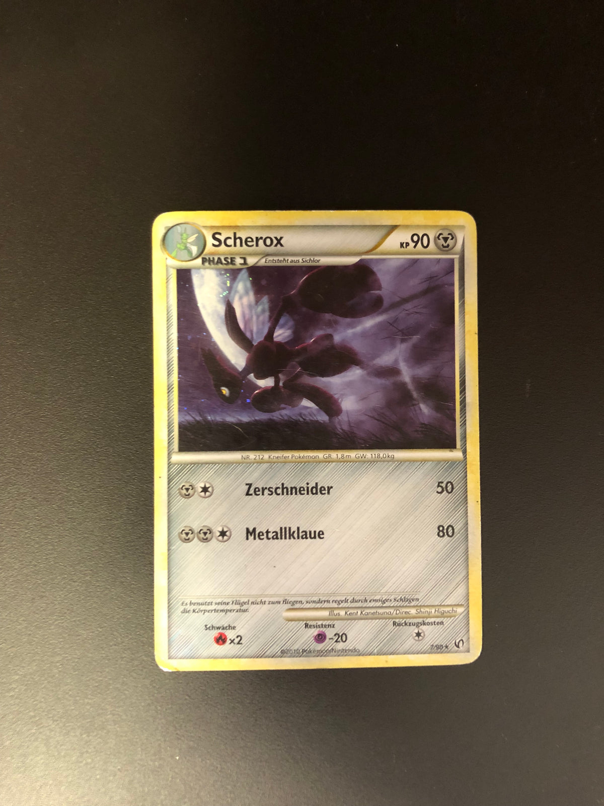 Pokemon Karten Holo Scherox 7/90 Deutsch