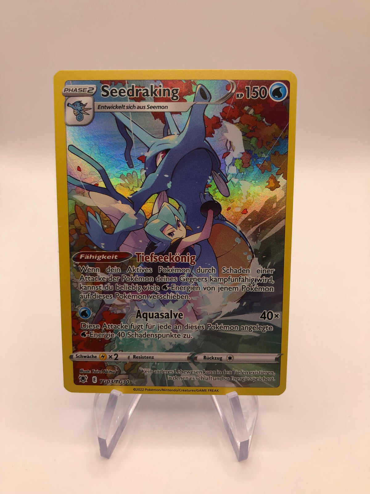 Pokemon Karte Art-Rare Seedraking TG03/TG30 Deutsch
