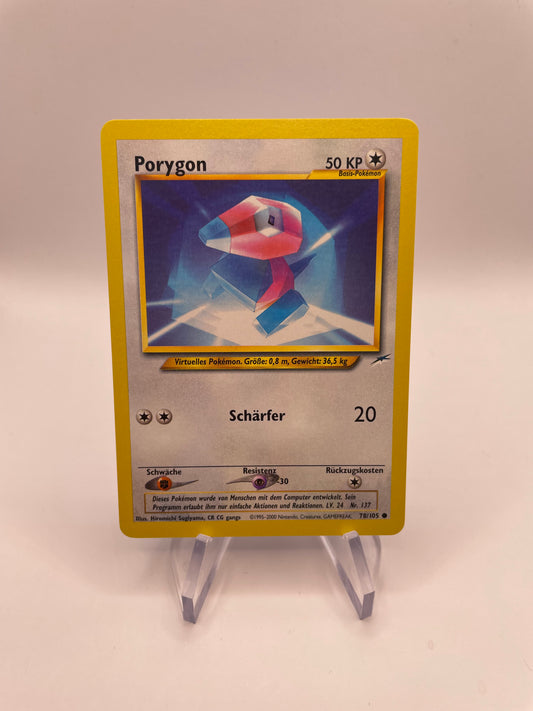 Pokemon Karte Porygon Neo Destiny 78/105 Deutsch