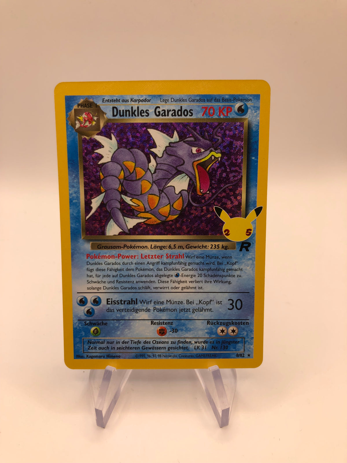 Pokemon Karte Celebration Dunkles Garados 8/82 Deutsch