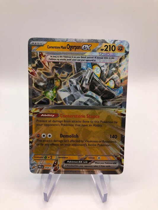 Pokemon Karte Ex Ogerpon 58/131 Englisch