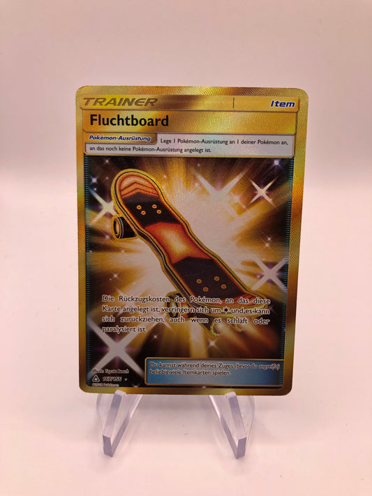 Pokemon Karte Gold Trainer Fluchtboard 167/156 Deutsch
