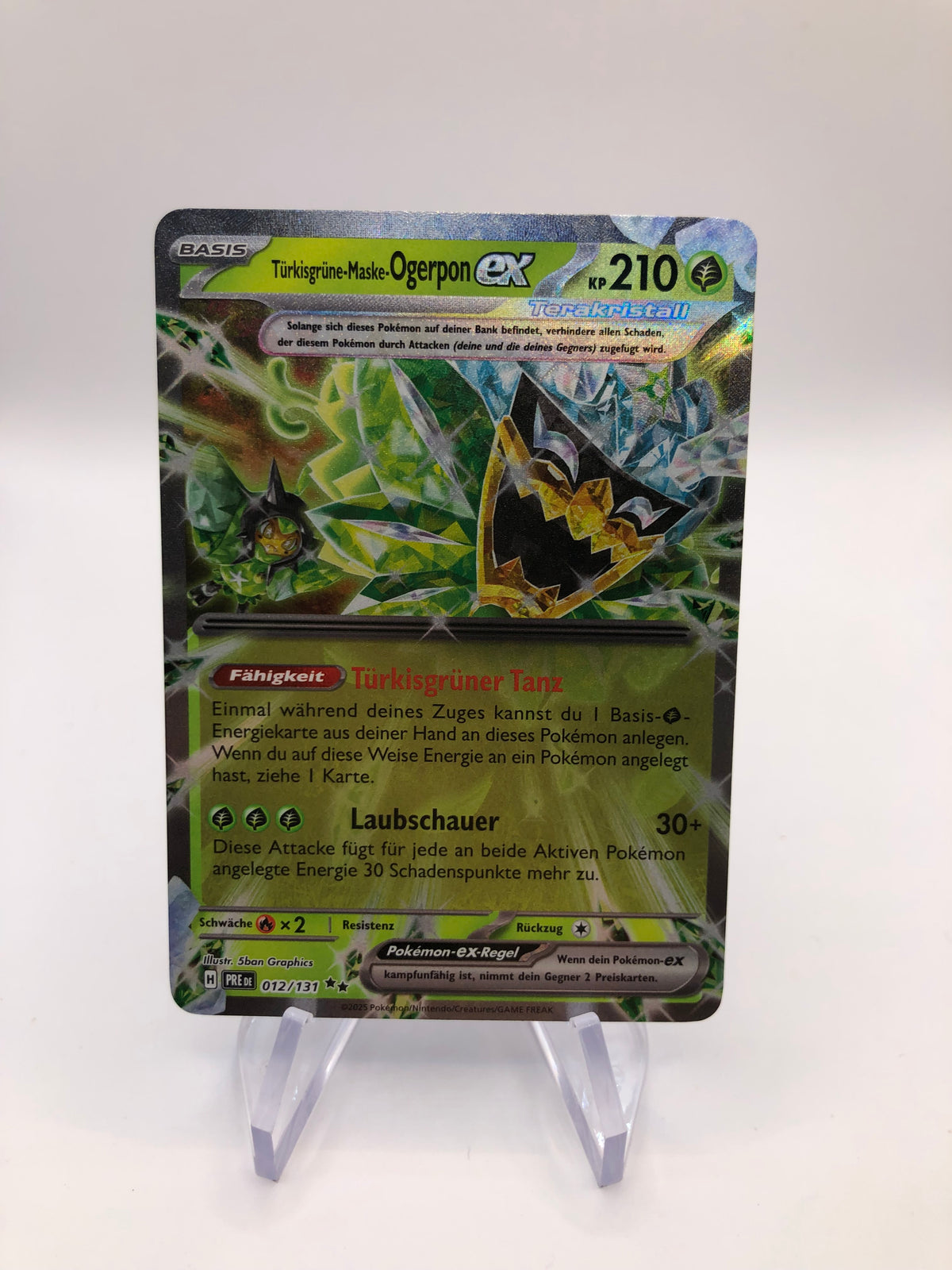 Pokemon Karte Ex Ogerpon 12/131 Deutsch