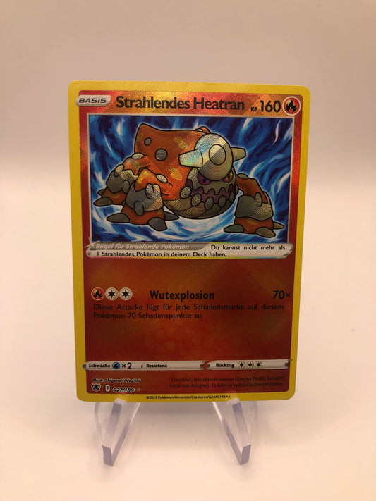 Pokemon Karte Strahlendes Heatran 27/189 Deutsch