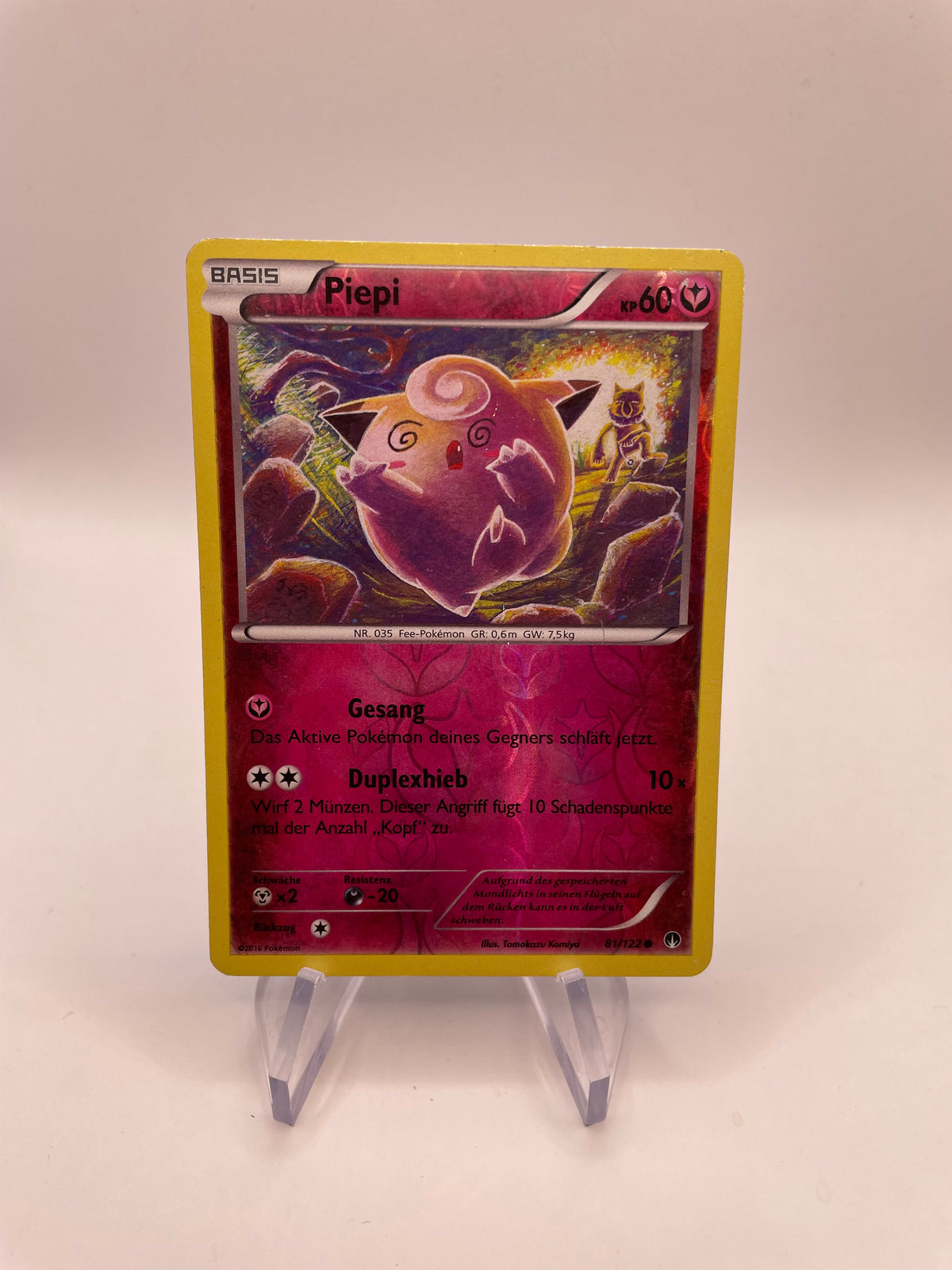 Pokemon Karte Reverse Piepi 81/122 Deutsch