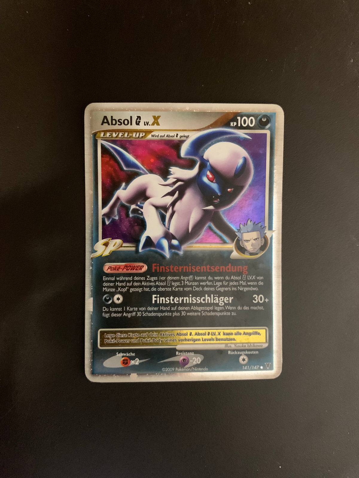 Pokemon Karte Promo Lv.X Absol 141/147 Deutsch