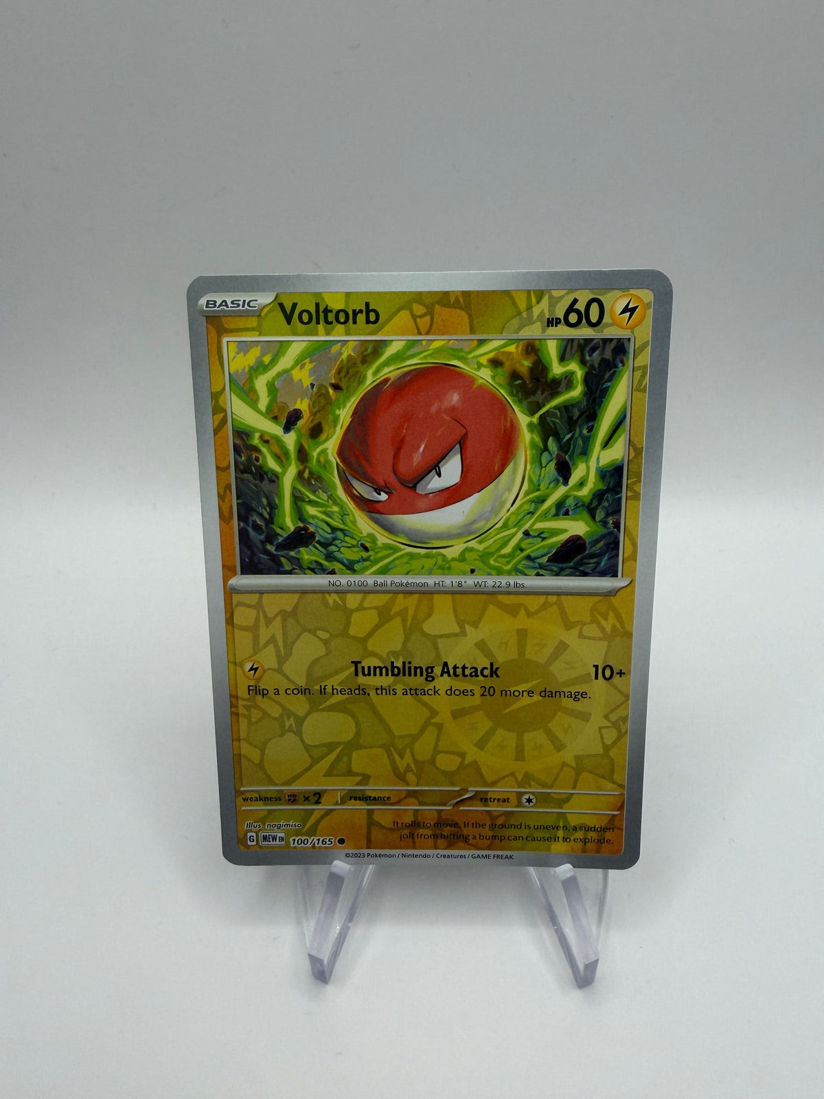 Pokemon Karte Reverse 151 Voltobal 100/165 Englisch