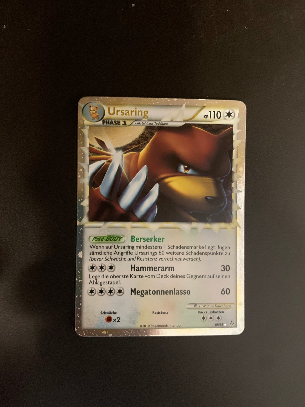 Pokemon Karte Prime Ursaring 89/95 Deutsch