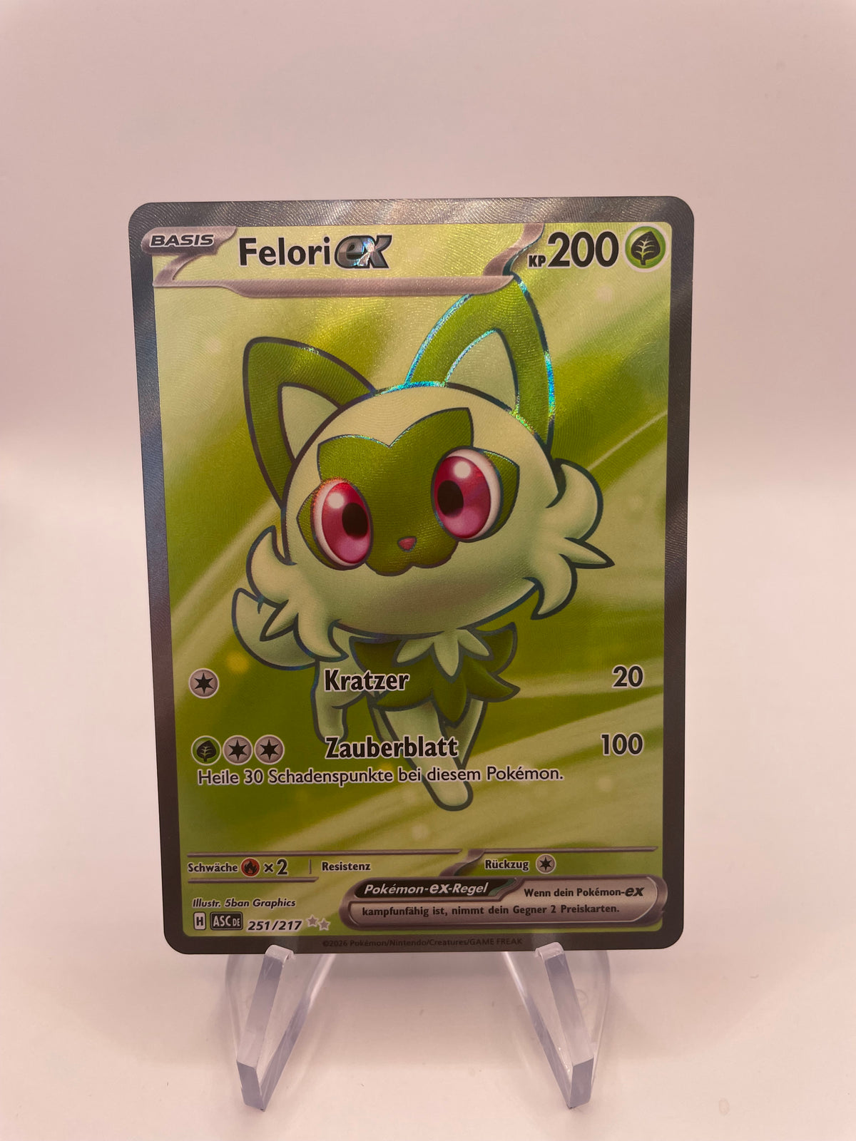 Pokemon Karte Ex Felori 251/217 Deutsch