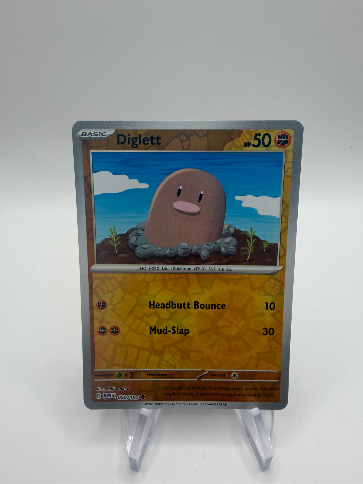 Pokemon Karte Reverse 151 Digda 50/165 Englisch