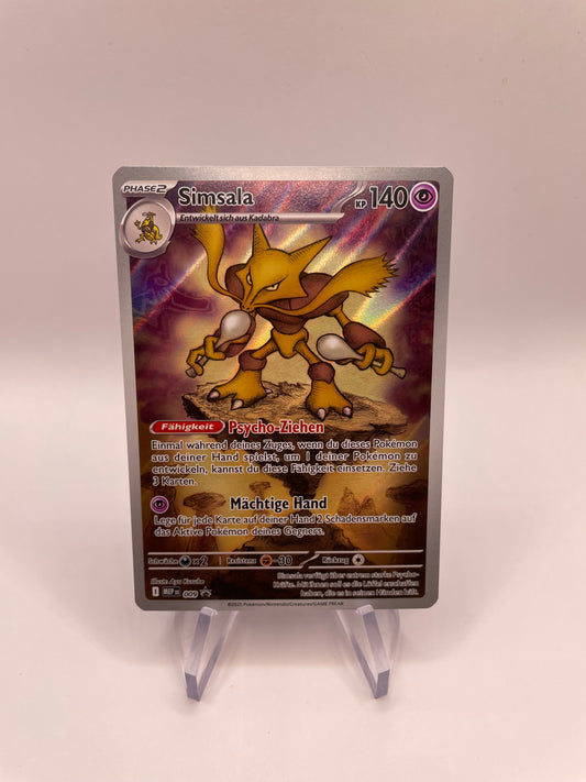 Pokémon Karte Art-Rare Simsala Promo 009 Deutsch