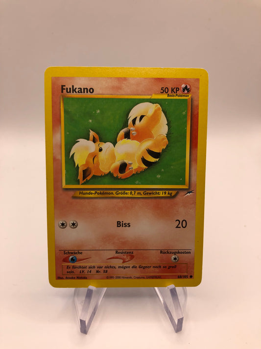 Pokemon Karte Neo Destiny Fukano 68/105 Deutsch