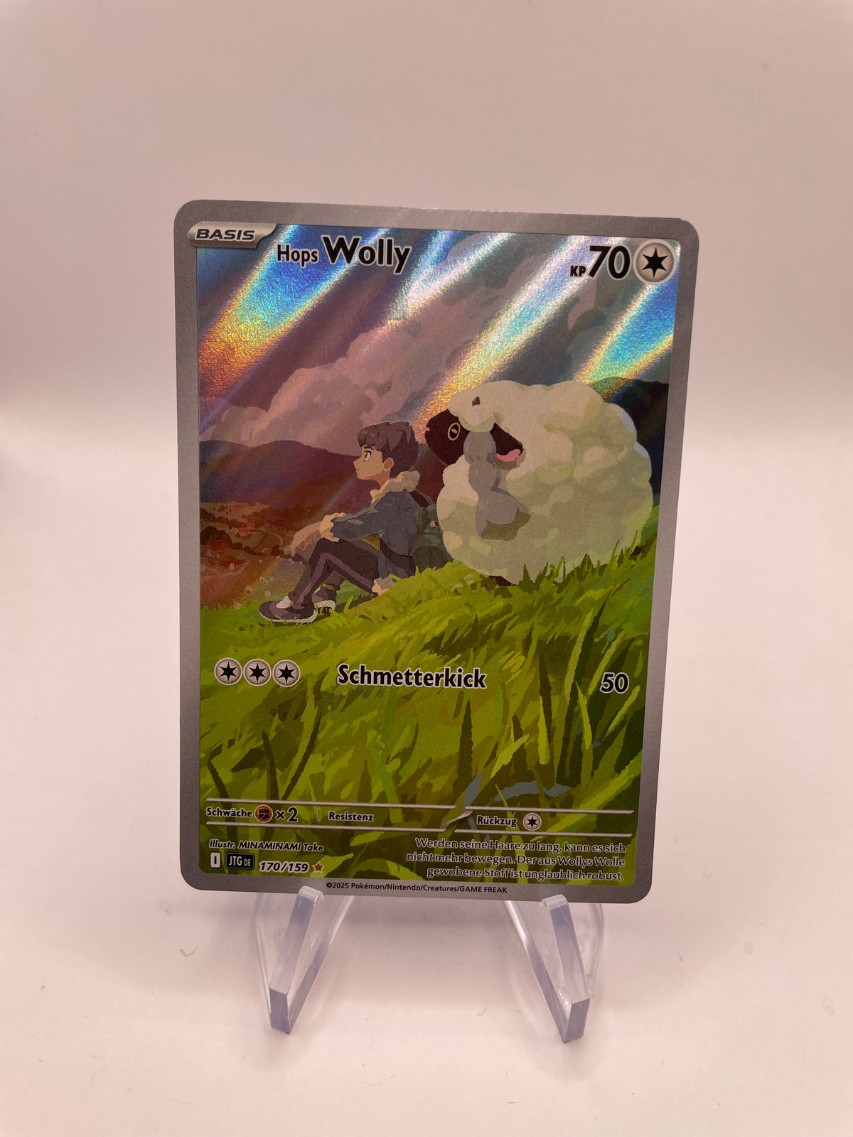 Pokemon Karte Art-Rare Wolly 170/159 Deutsch
