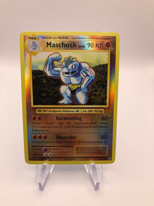 Pokemon Karte Revers Maschock 58/108 Deutsch