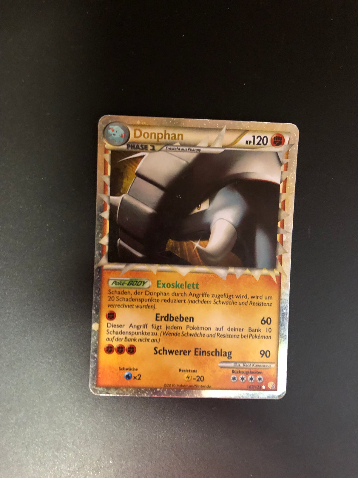 Pokemon Karte Prime Donphan 107/123 Deutsch