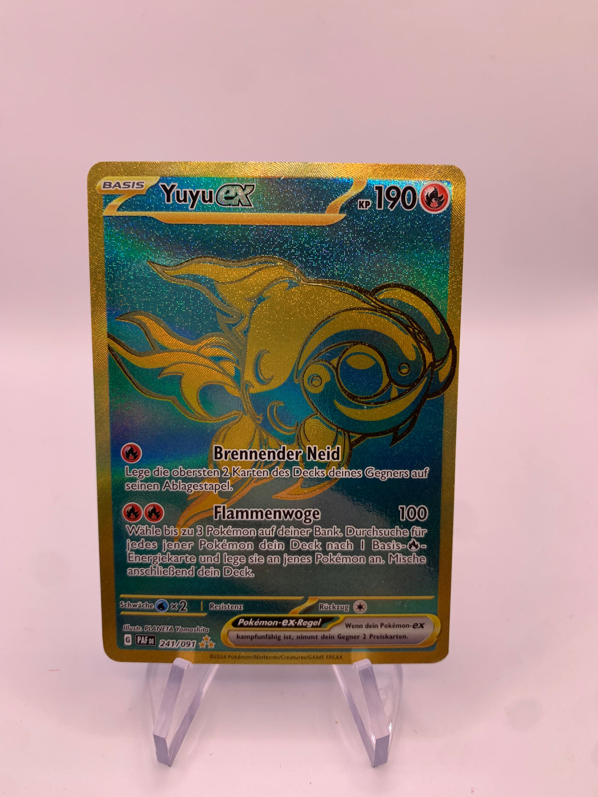 Pokemon Karte Ex Gold Yuyu 241/91 Deutsch