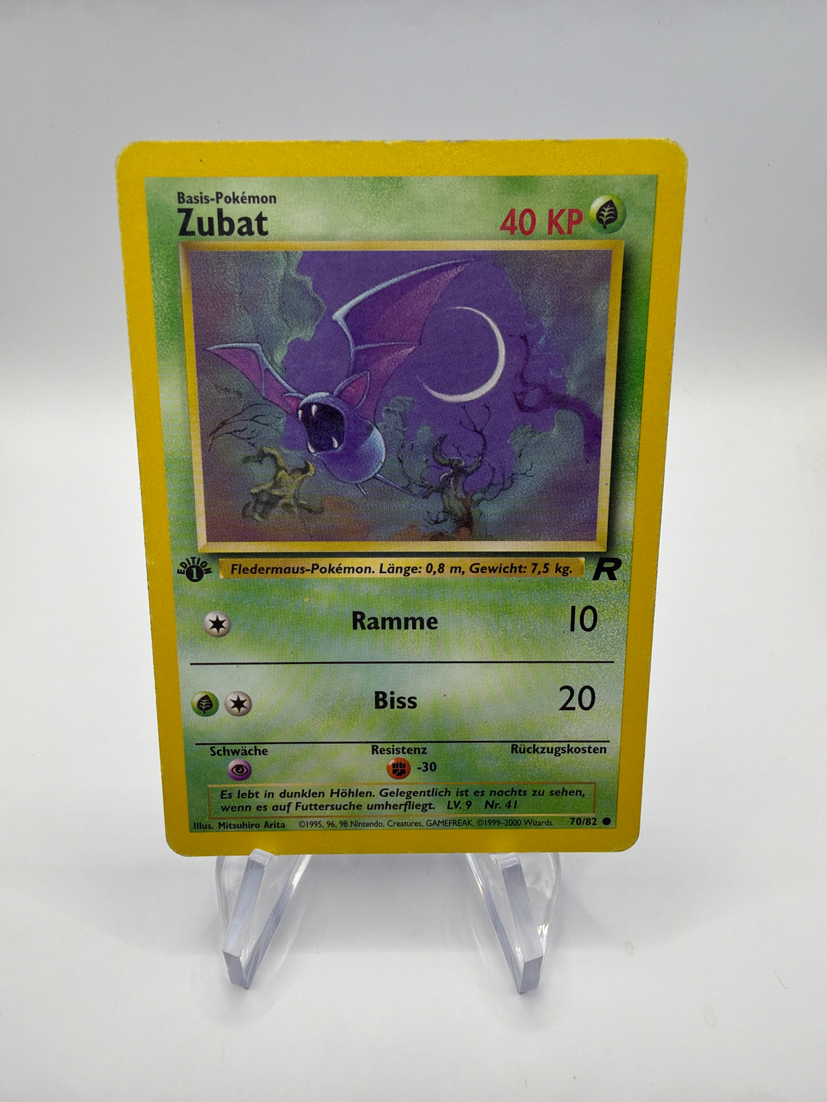 Pokemon Karte Zubat 70/82 Rocket Deutsch