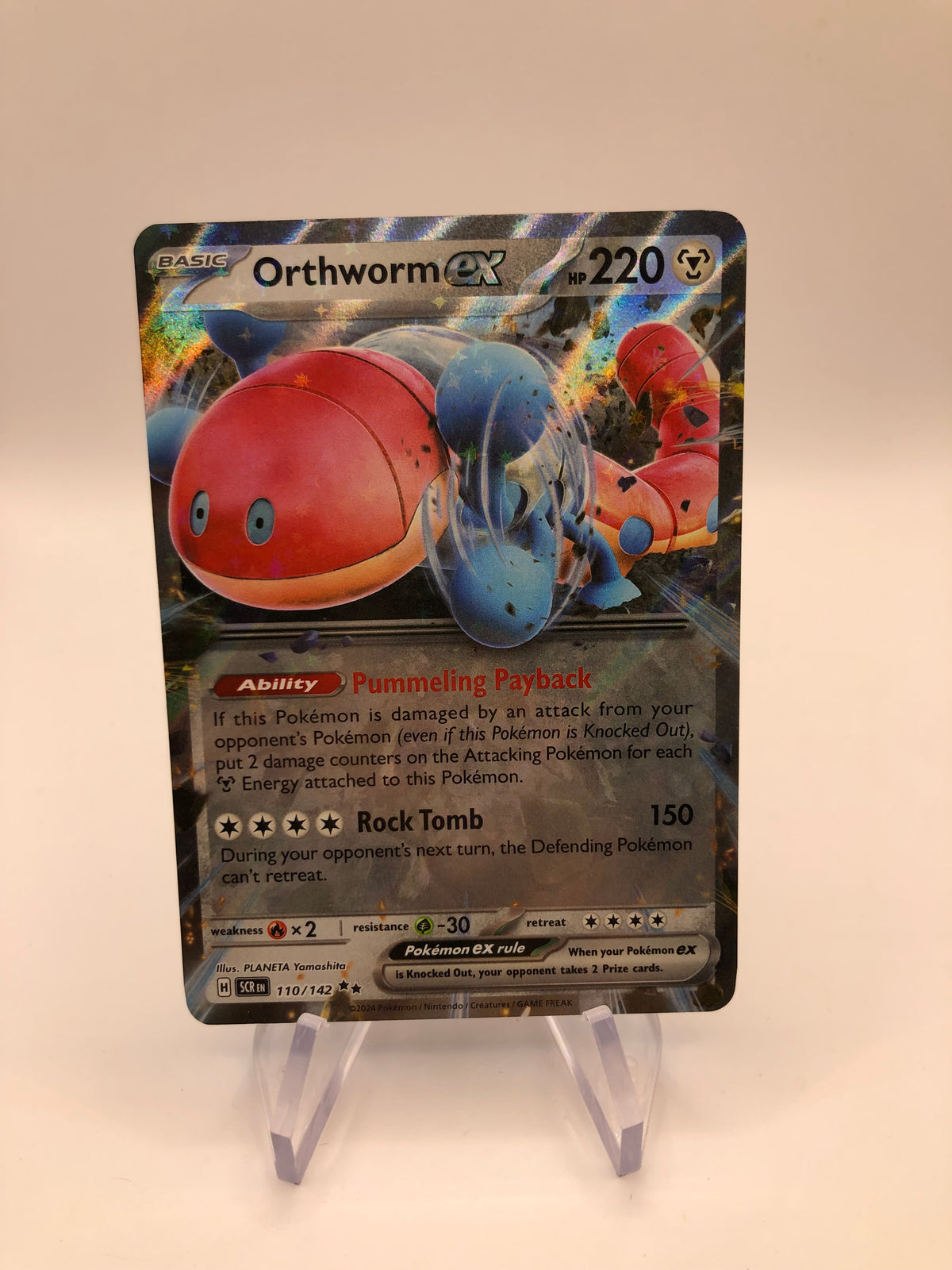 Pokemon Karte Ex Orteorm 110/142 Englisch