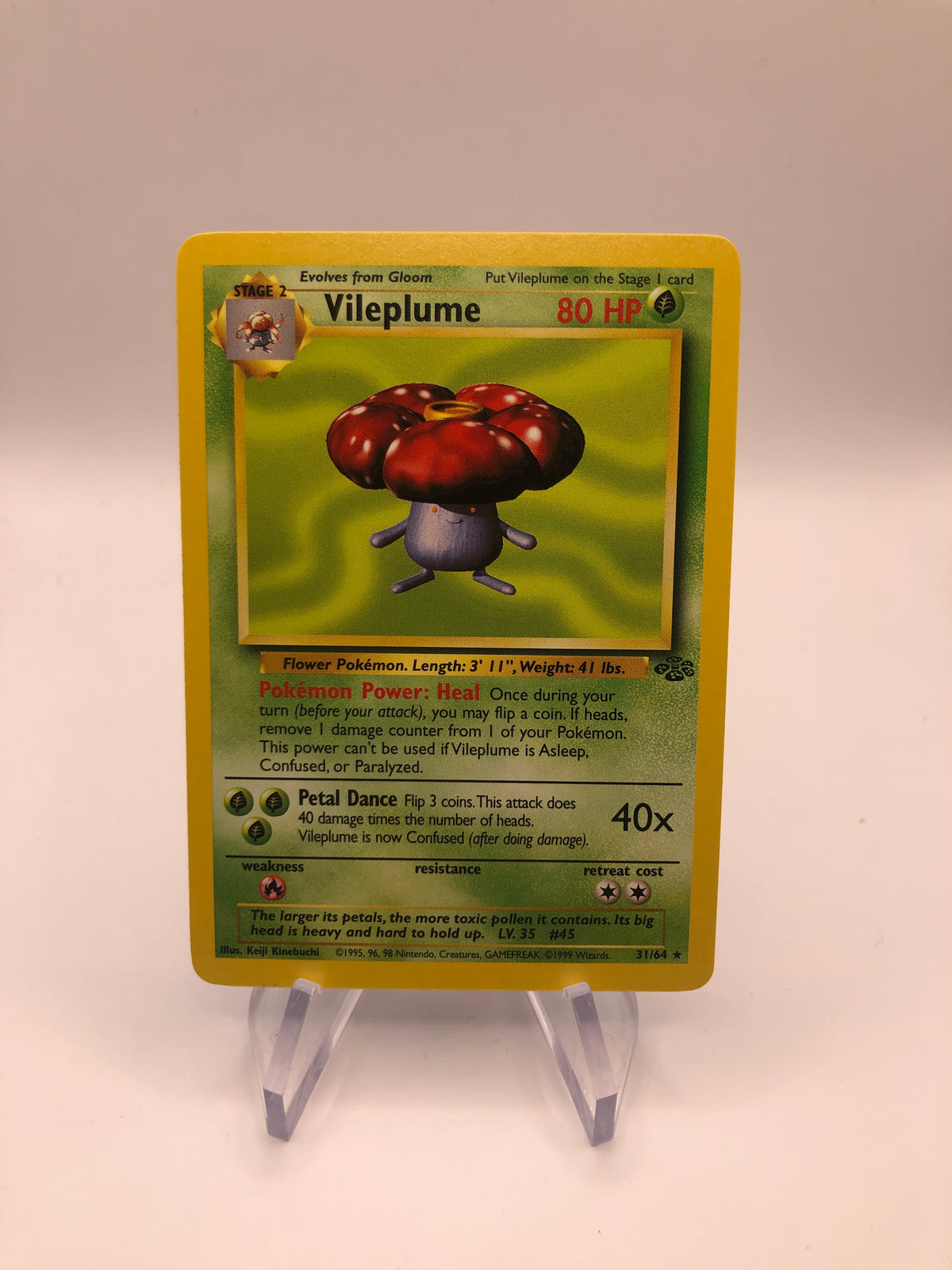 Pokemon Karte Dschungel Giflor 31/64 Englisch