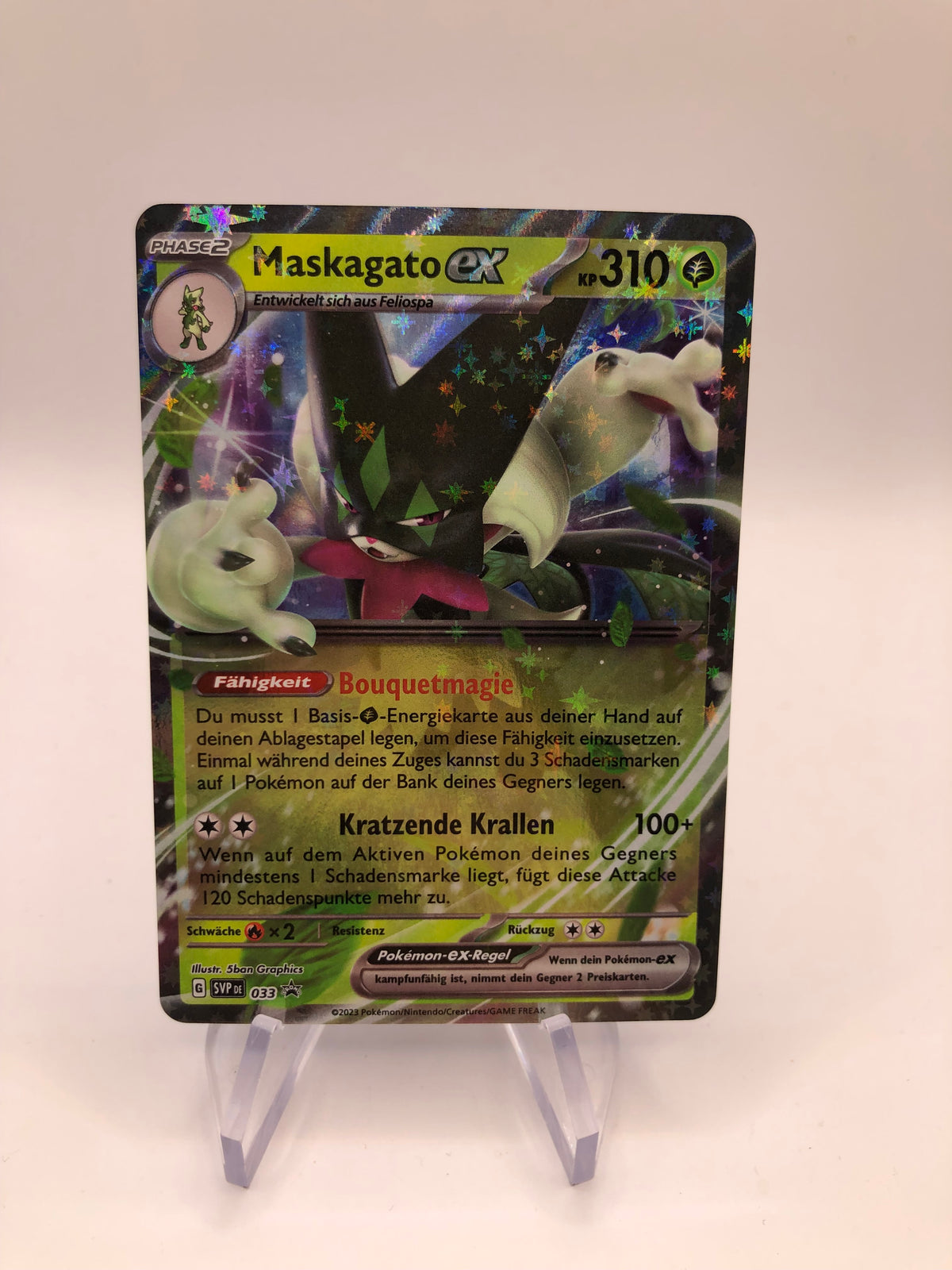 Pokemon Karte Ex Promo Maskagato 33 Deutsch