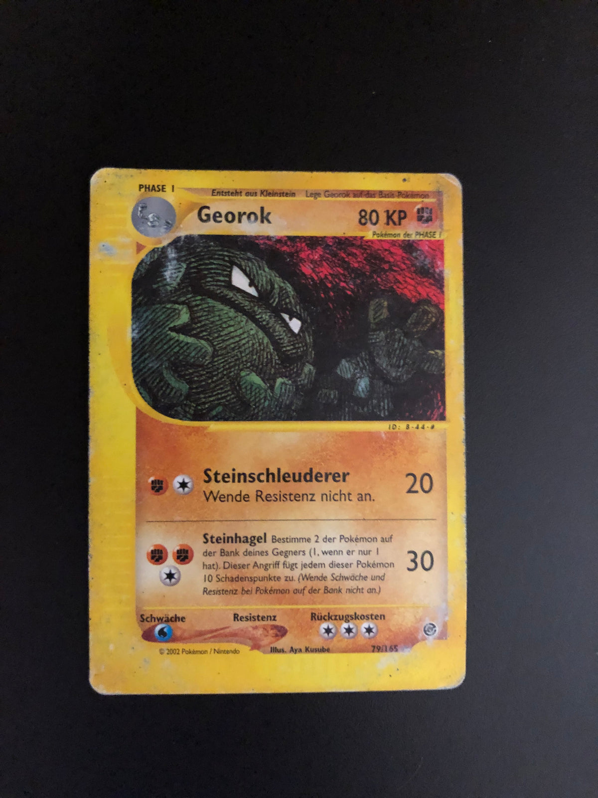 Pokemon Karte E Series Georok 79/165 Deutsch