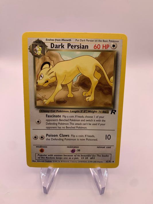 Pokemon Karte Dunkles Snobilikat 42/82 Englisch
