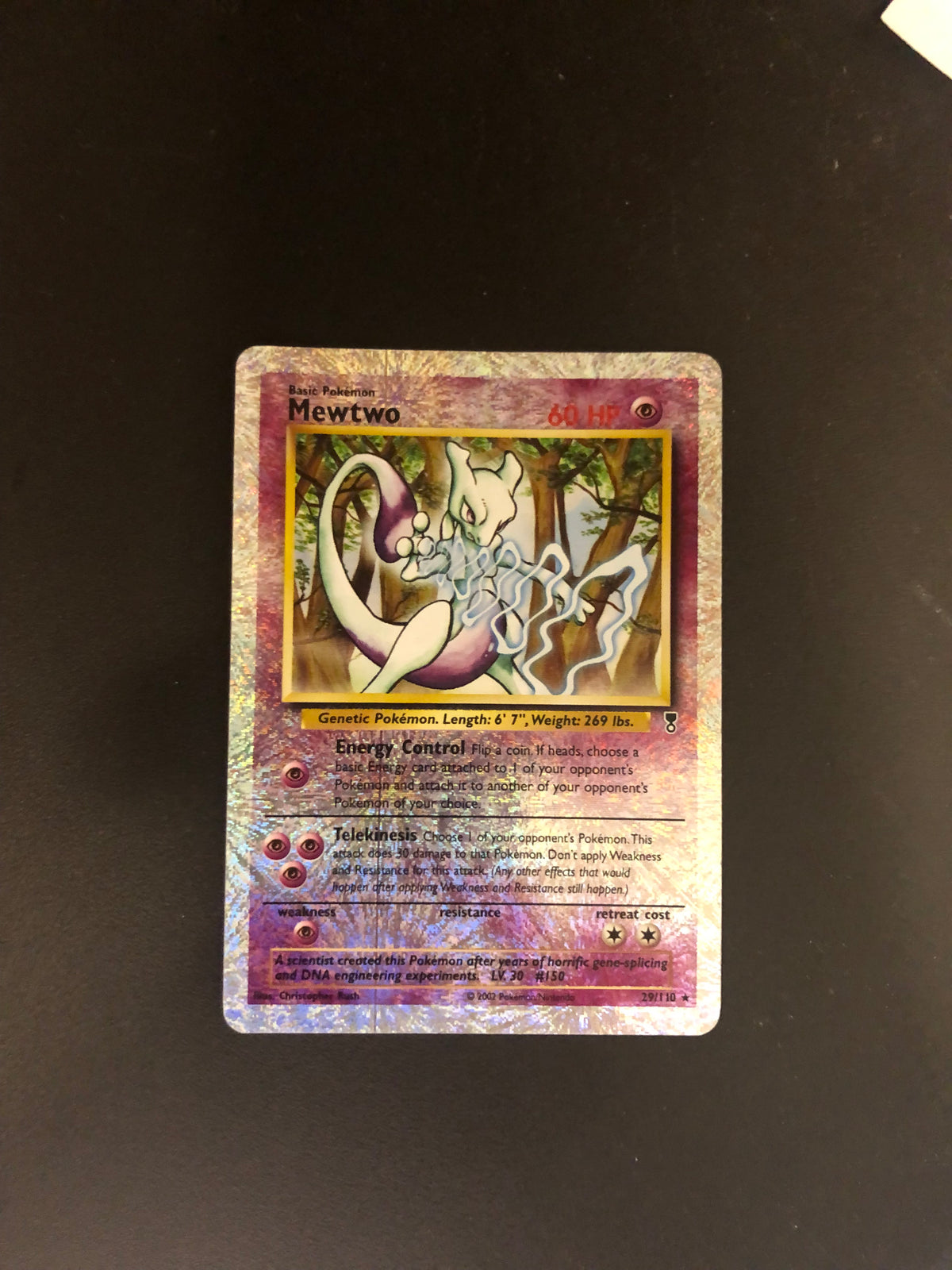 Pokemon Karte Legendary Collection Mewtu 29/110 Englisch