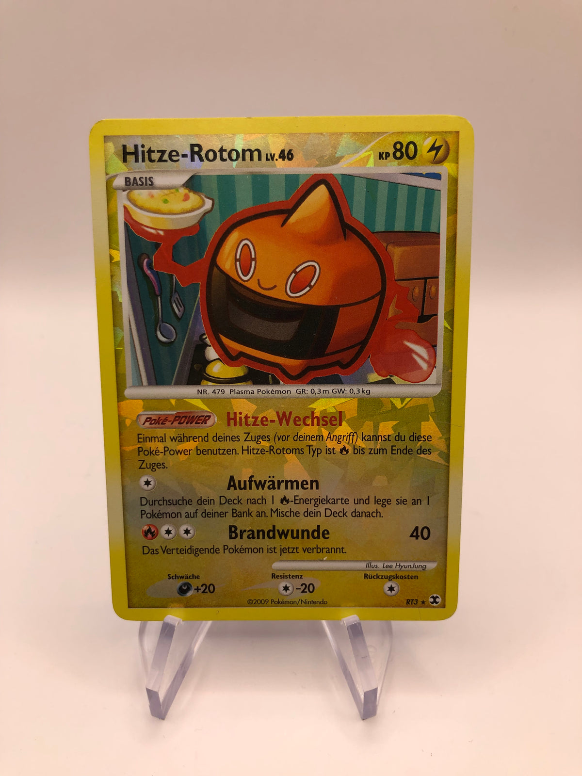 Pokemon Karte Revers Hitze-Rotom RT3 Deutsch