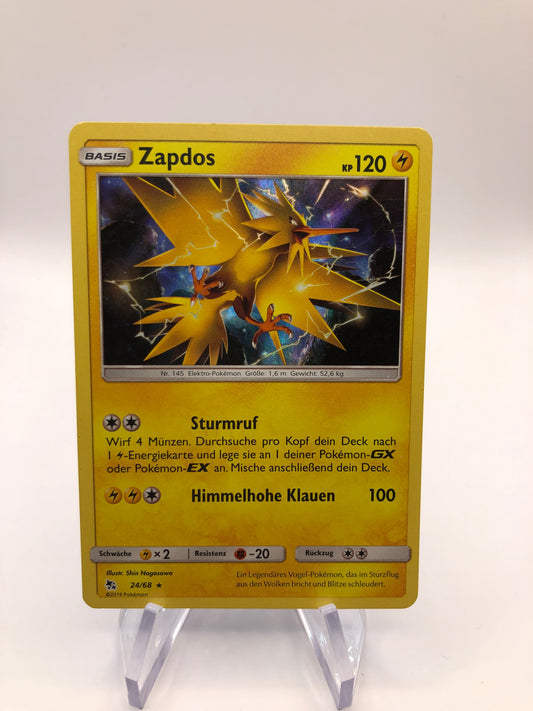 Pokemon Karte Holo Zapdos 24/68 Deutsch