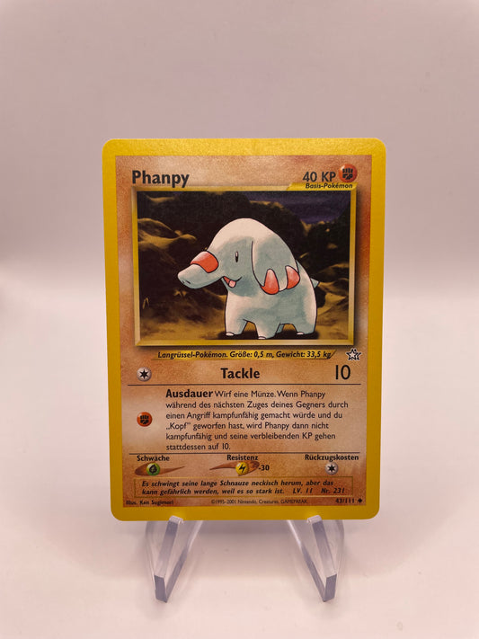 Pokemon Karte Phanpy Neo Genesis 43/111 Deutsch