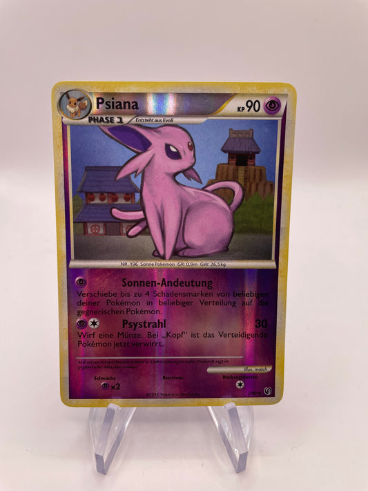 Pokemon Karte Revers Psiana 2/90 Deutsch