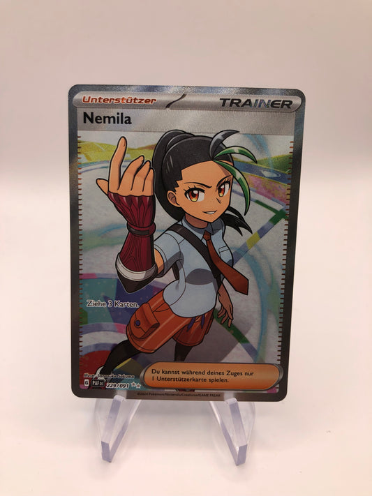 Pokemon Karte Trainer Nemila 229/91 Deutsch
