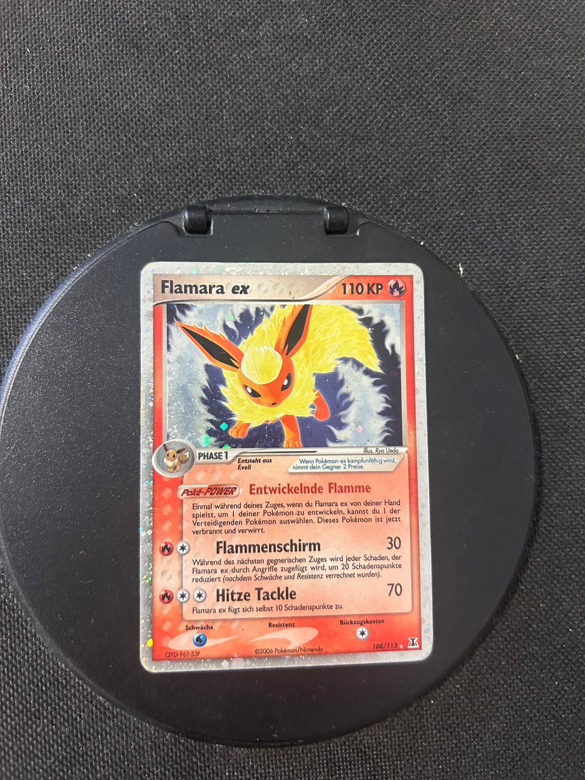 Pokemon Karte ex Flamara 108/113 Deutsch