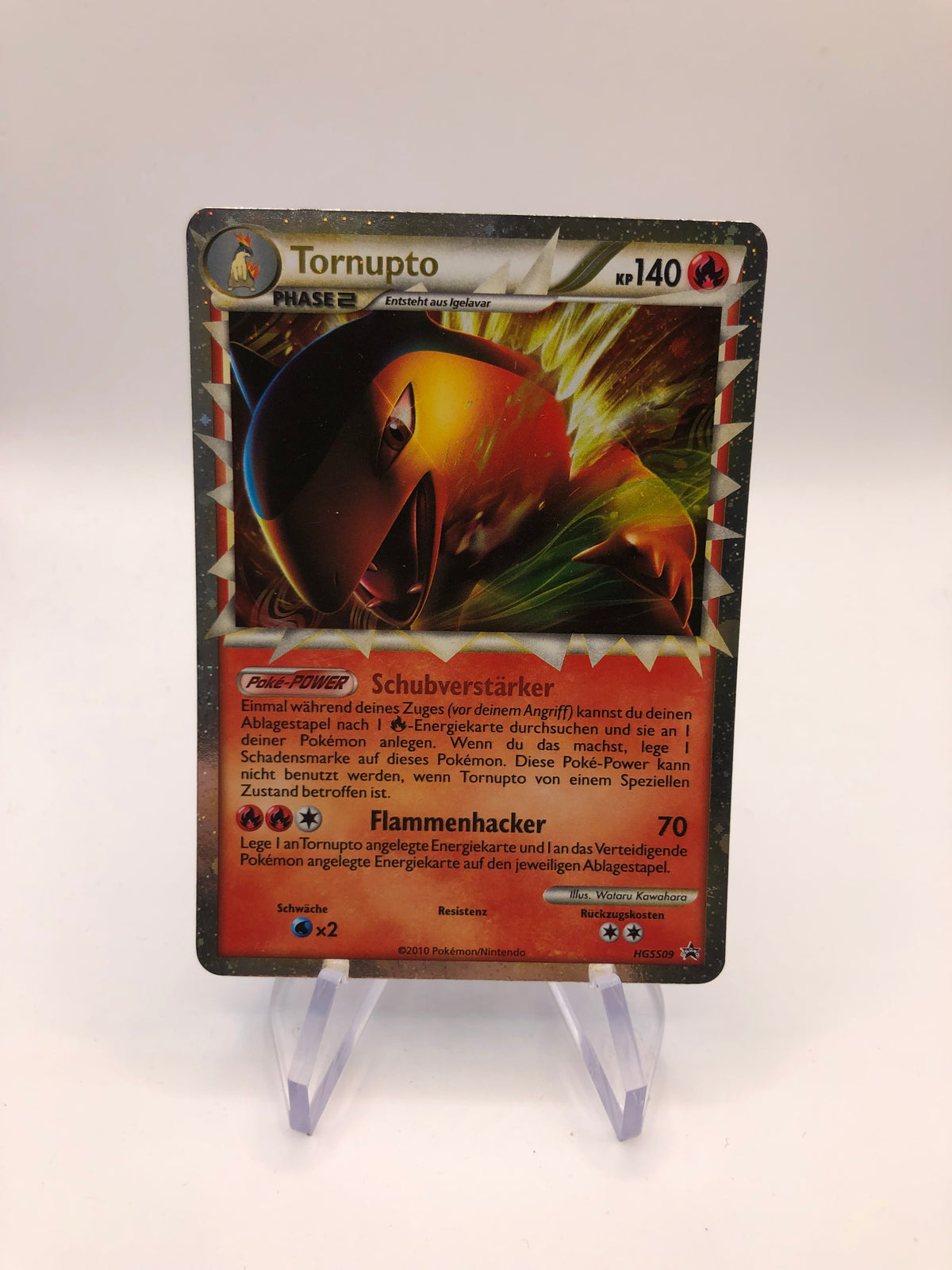 Pokemon Karte Promo Prime Tornupto HGSS09 Deutsch