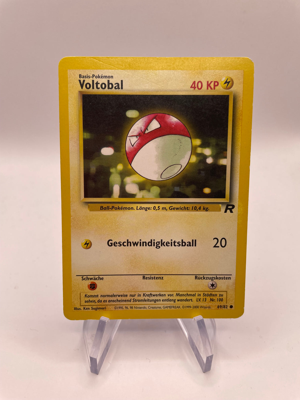 Pokemon Karte Rocket Voltobal 69/82 Deutsch