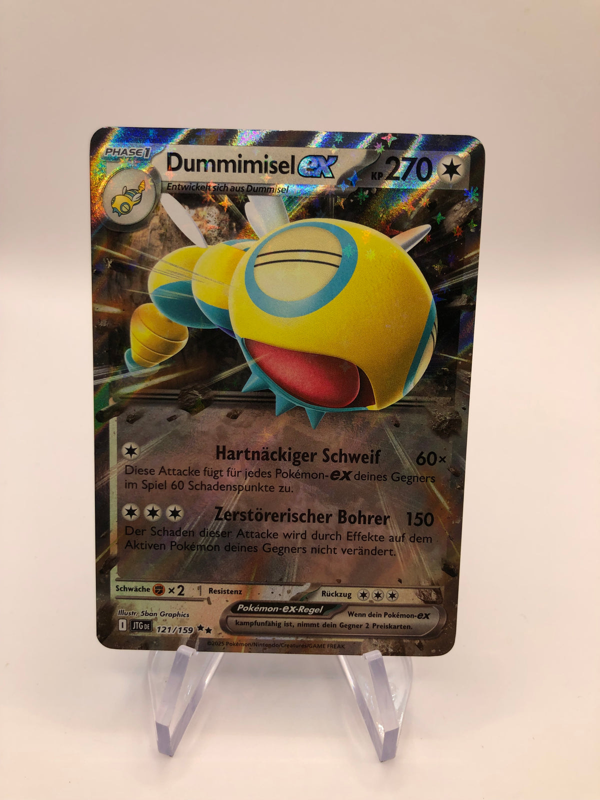 Pokemon Karte Ex Dummimisel 121/159 Deutsch