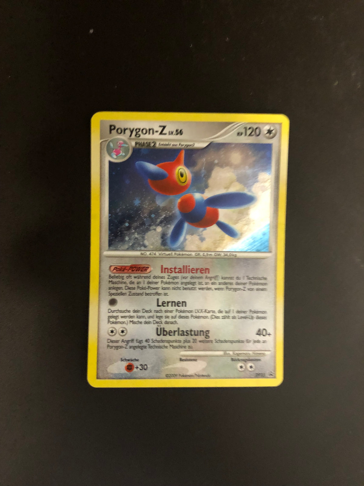Pokemon Karte Holo Porygon-Z DP35 Deutsch