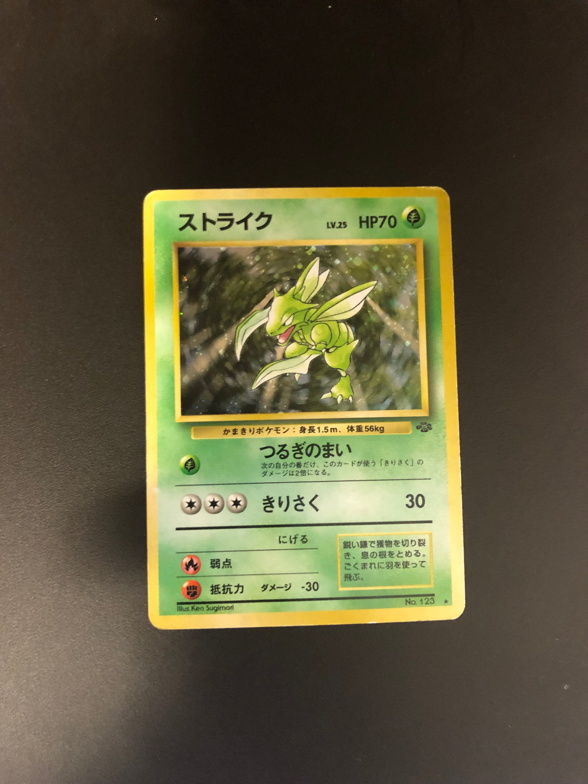 Pokemon Karte Holo Sichlor No.123 Japanisch