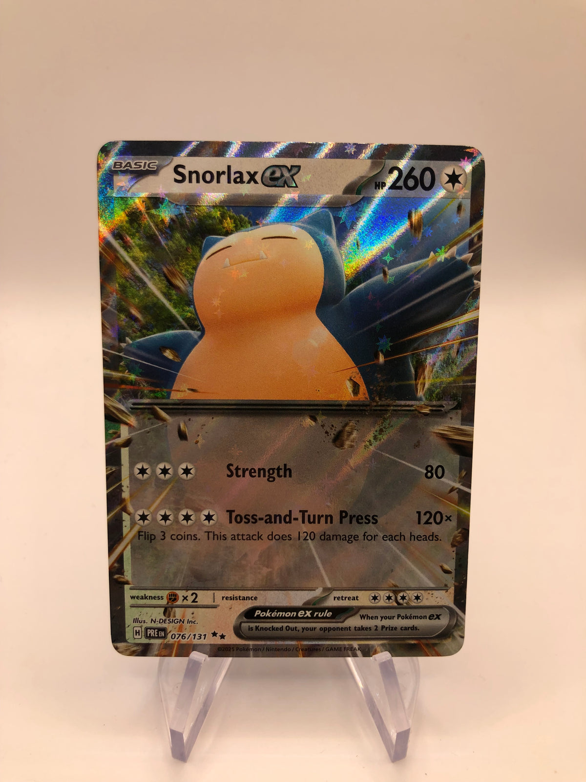 Pokemon Karte EX Relaxo 76/131 Englisch