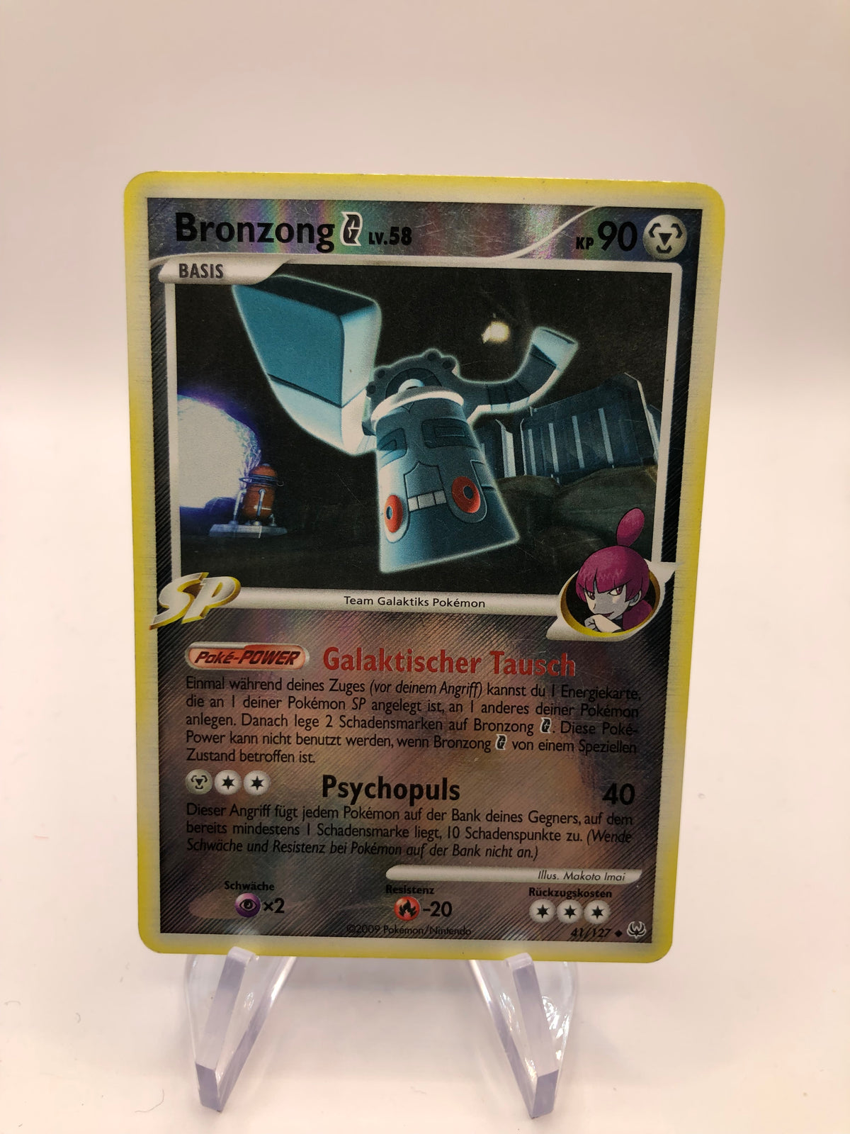 Pokemon Karte Revers Bronzong 41/127 Deutsch