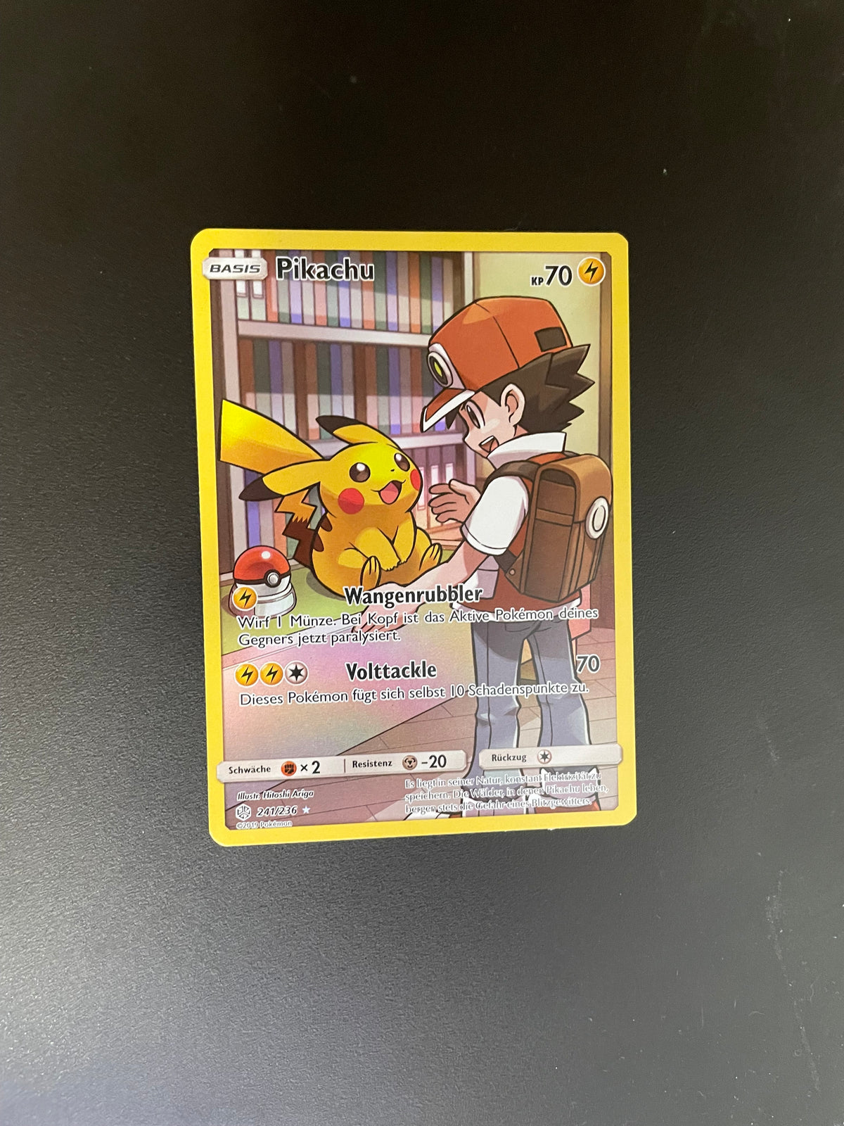 Pokemon Karte Art Rare Pikachu 241/236 Deutsch