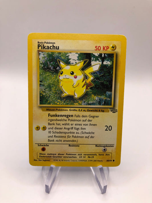 Pokemon Karte Pikachu 60/64 Jungel Deutsch