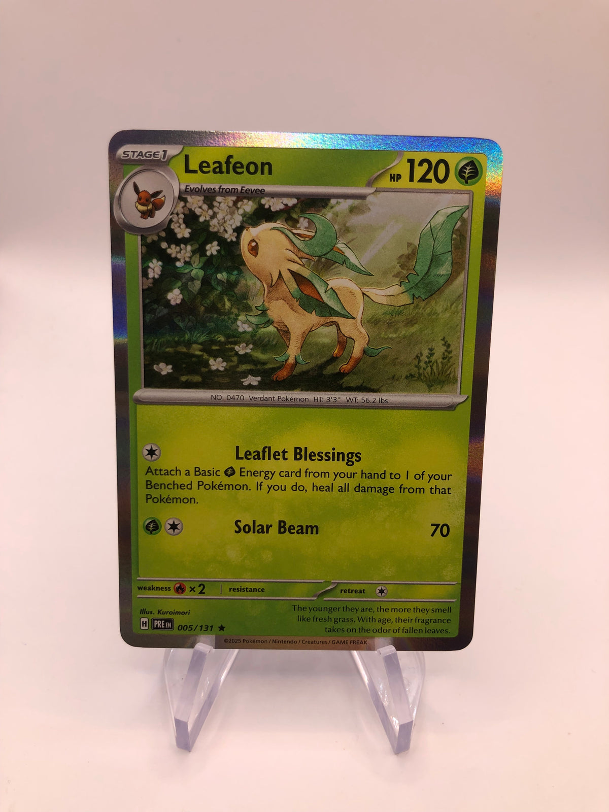 Pokemon Karte Folipurba 5/131 Englisch