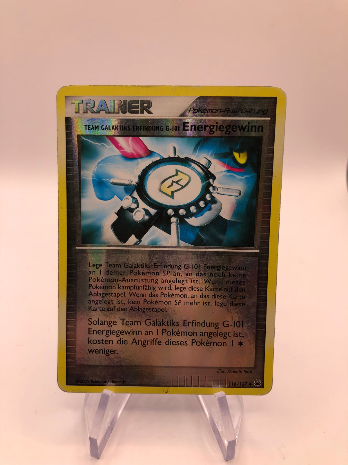 Pokemon Karte Revers Trainer Energiegewinn 116/127 Deutsch