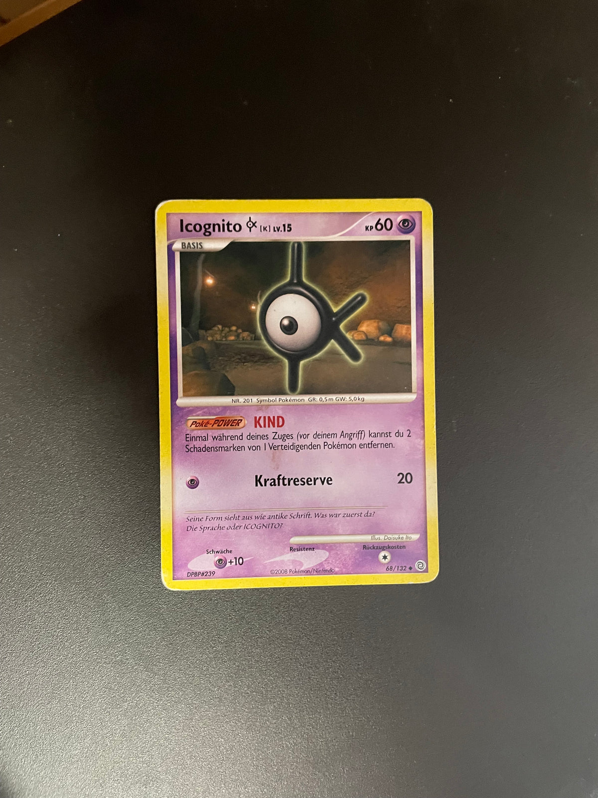 Pokémon Karte Icognito 68/132 Deutsch