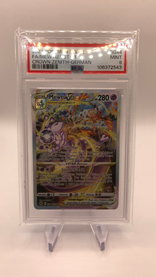 Pokemon Karten Psa 9 Alt Alt Mewtu  GG44/GG70 Deutsch