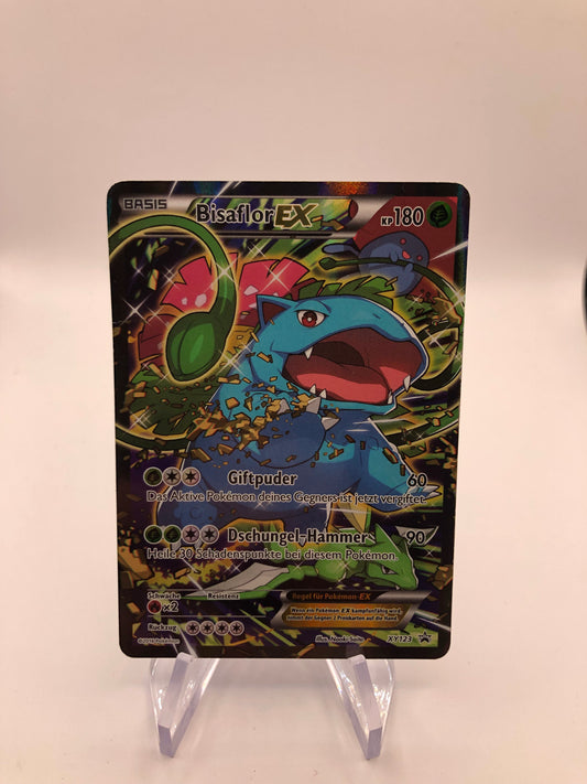 Pokemon Karte Promo EX Bisaflor XY123 Deutsch