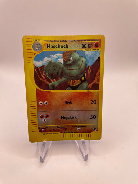 Pokémon Karte Reverse e-Series Maschock 85/165 Deutsch